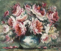 N°1983-H-Bouquet de Pivoines