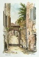 N° 1035 - Ruelle à Calvi en Corse