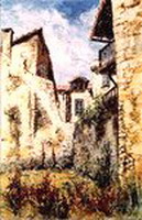 N° 1587 - Figeac : une cour rue Prat
